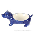 Customizable No Spill Ceramic Pet Dog Bowl